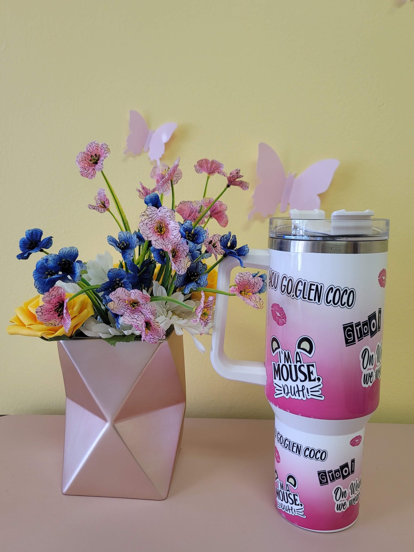 40 Ounce Tumbler - Stainless Steel Drinkware | Mean Girls Quotes