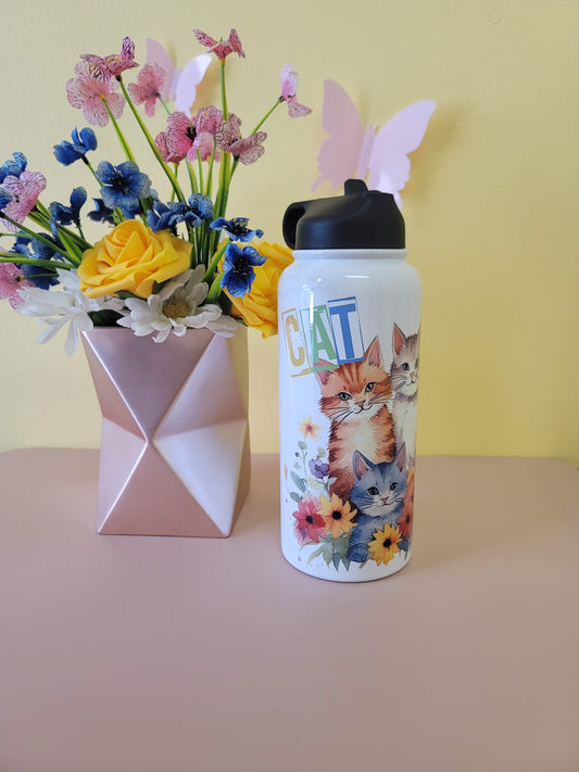 Cat Mom Water Bottle
