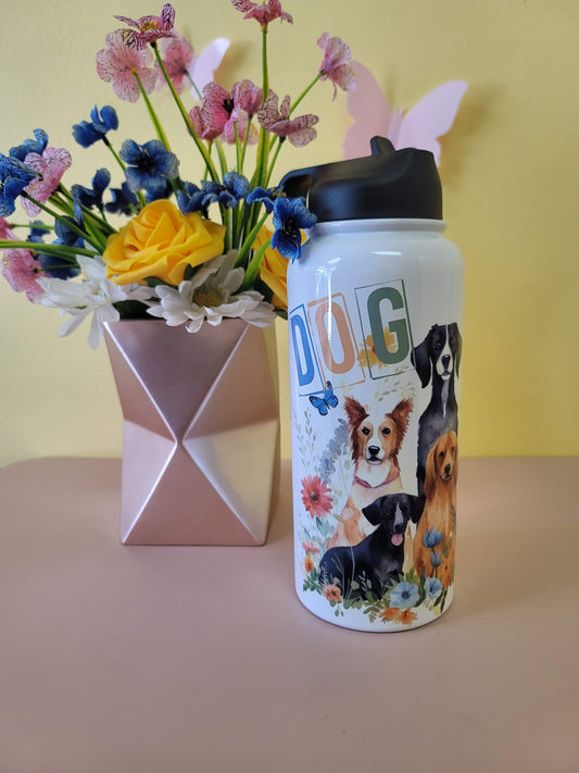 Dog Mom Water Bottle