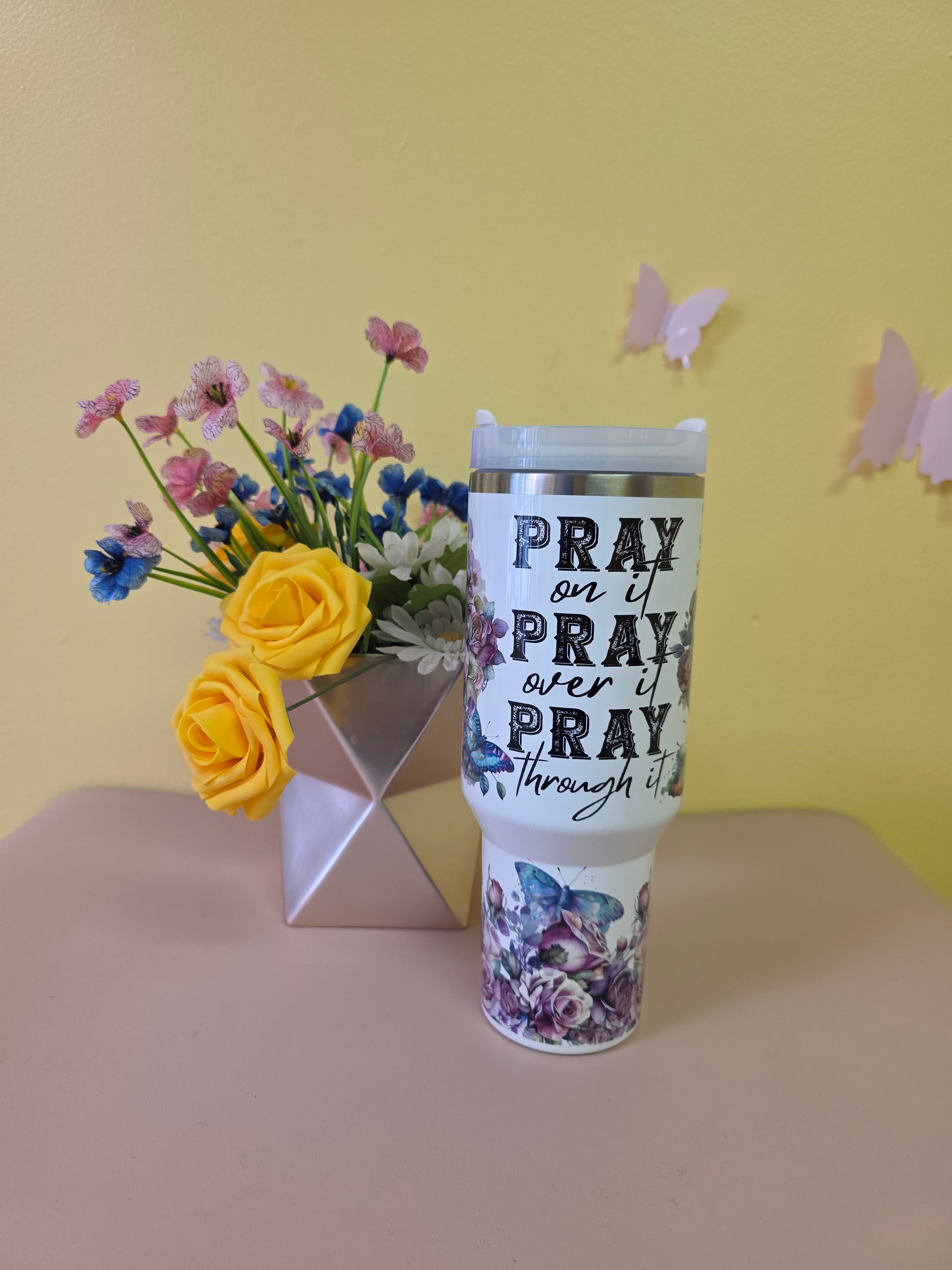Christian Faith Pray Prayer Tumbler