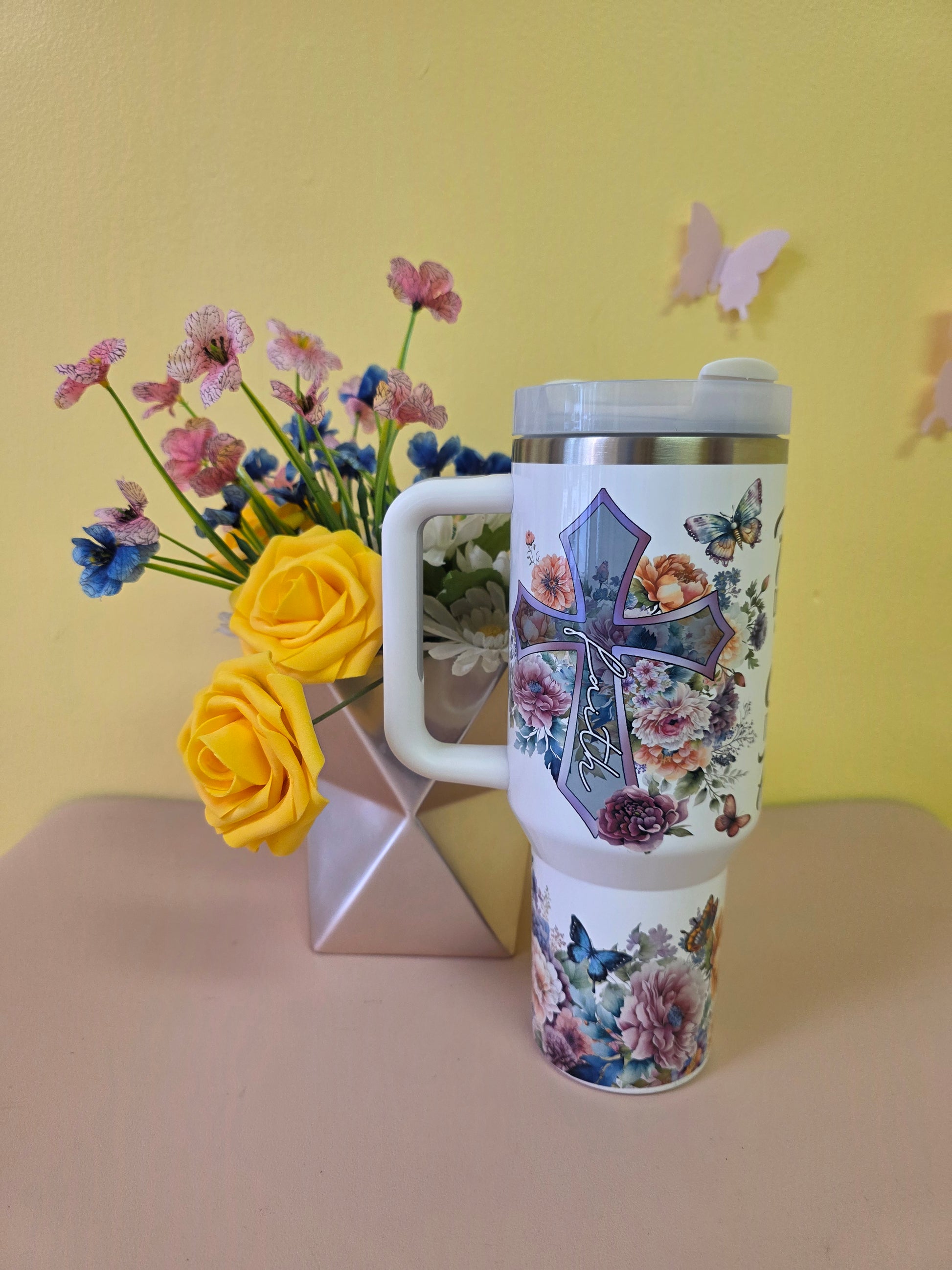 Christian Faith Bible Verse Tumbler