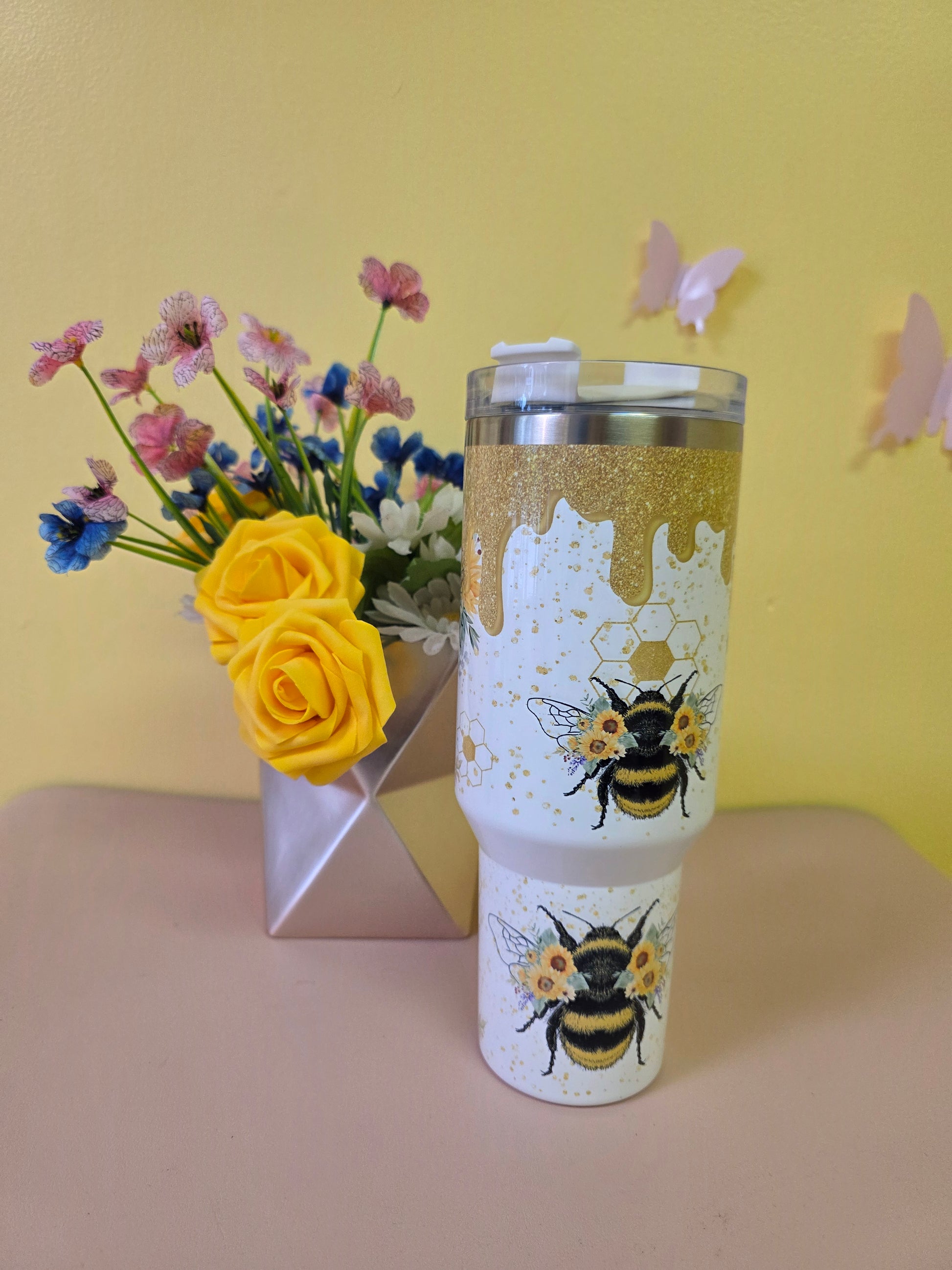 Honeybee Spring Tumbler