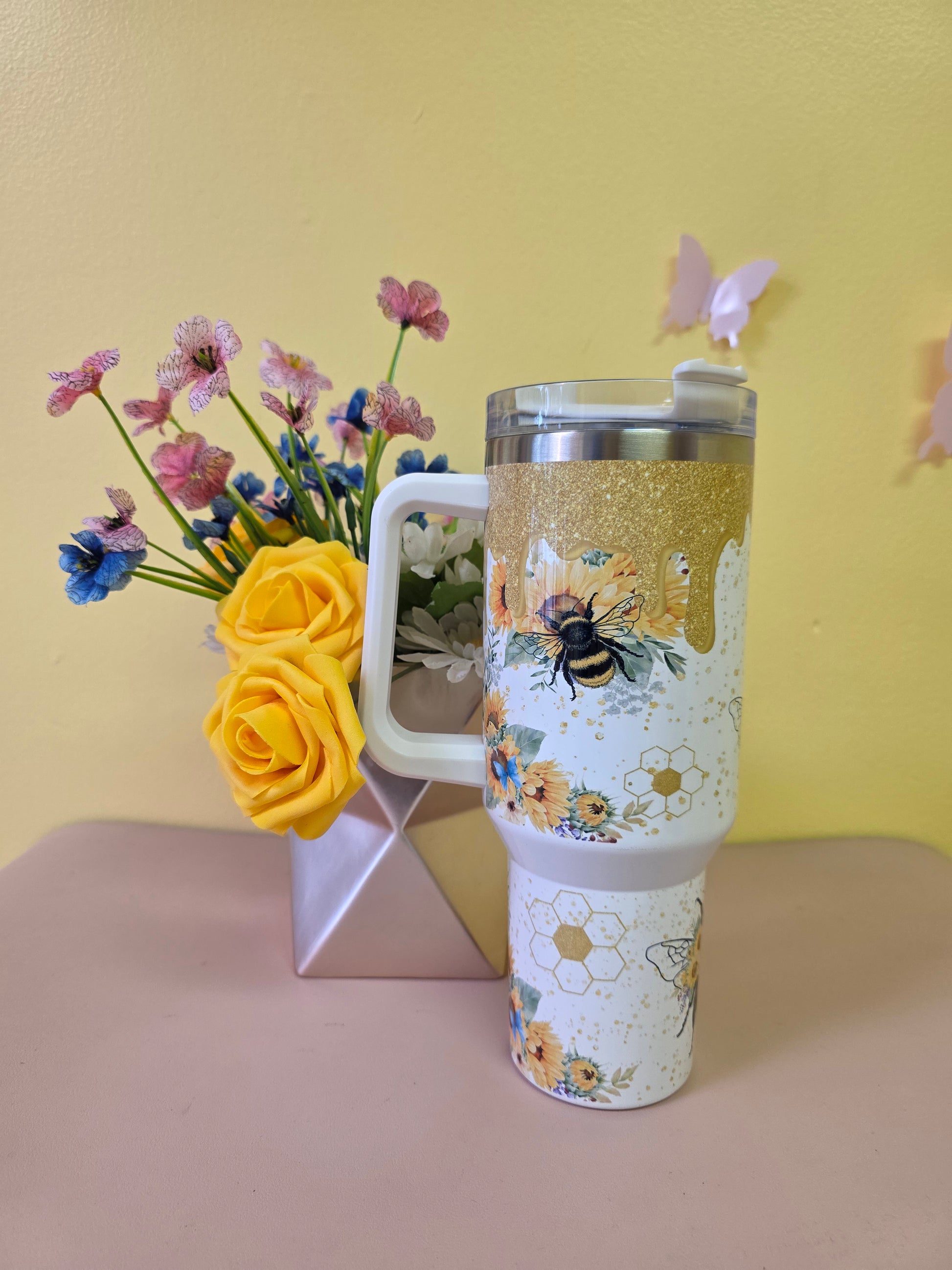 Honeybee Spring Tumbler