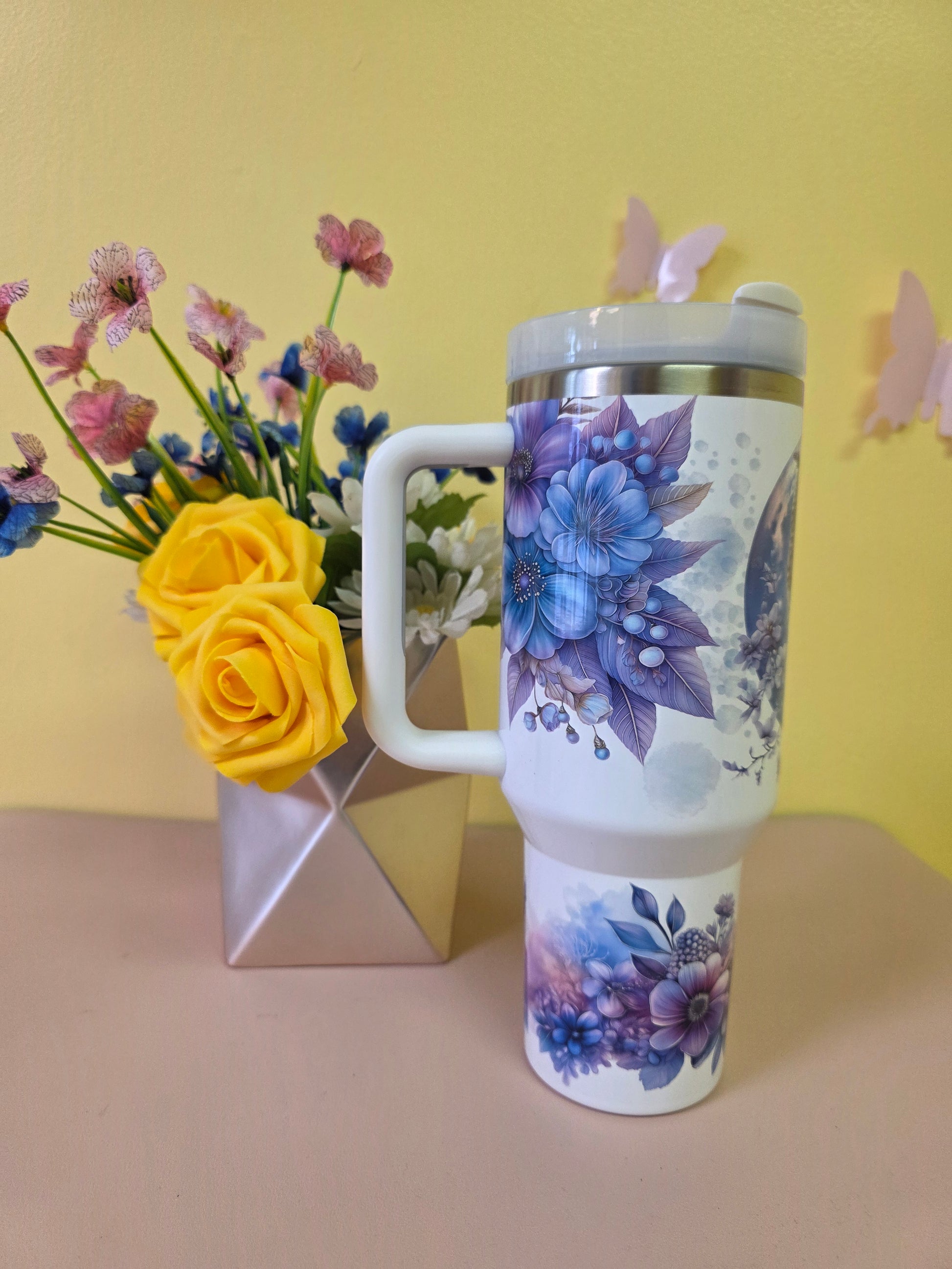 Mystic Metaphysical Owl Tumbler Purple