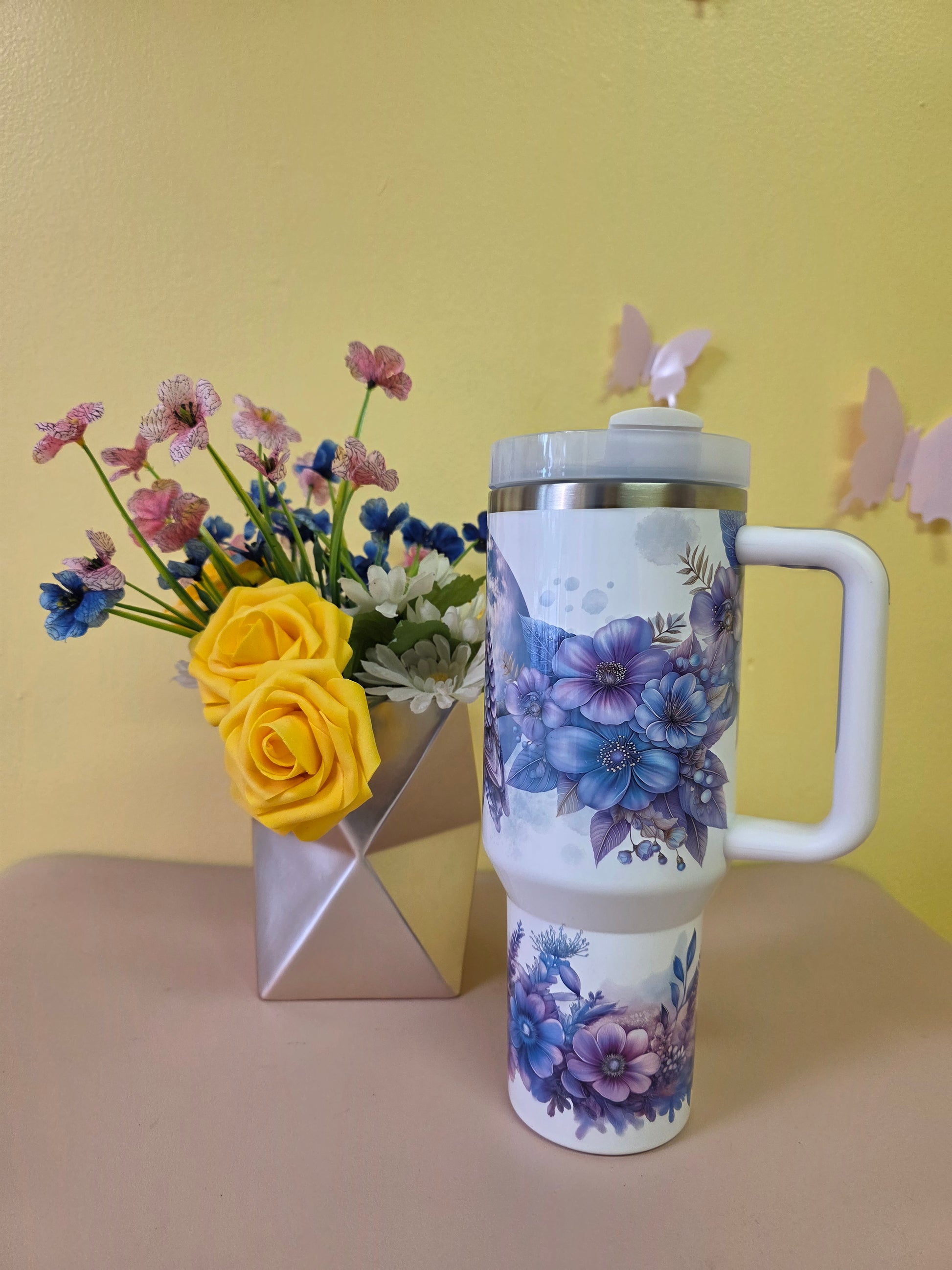 Mystic Metaphysical Owl Tumbler Purple