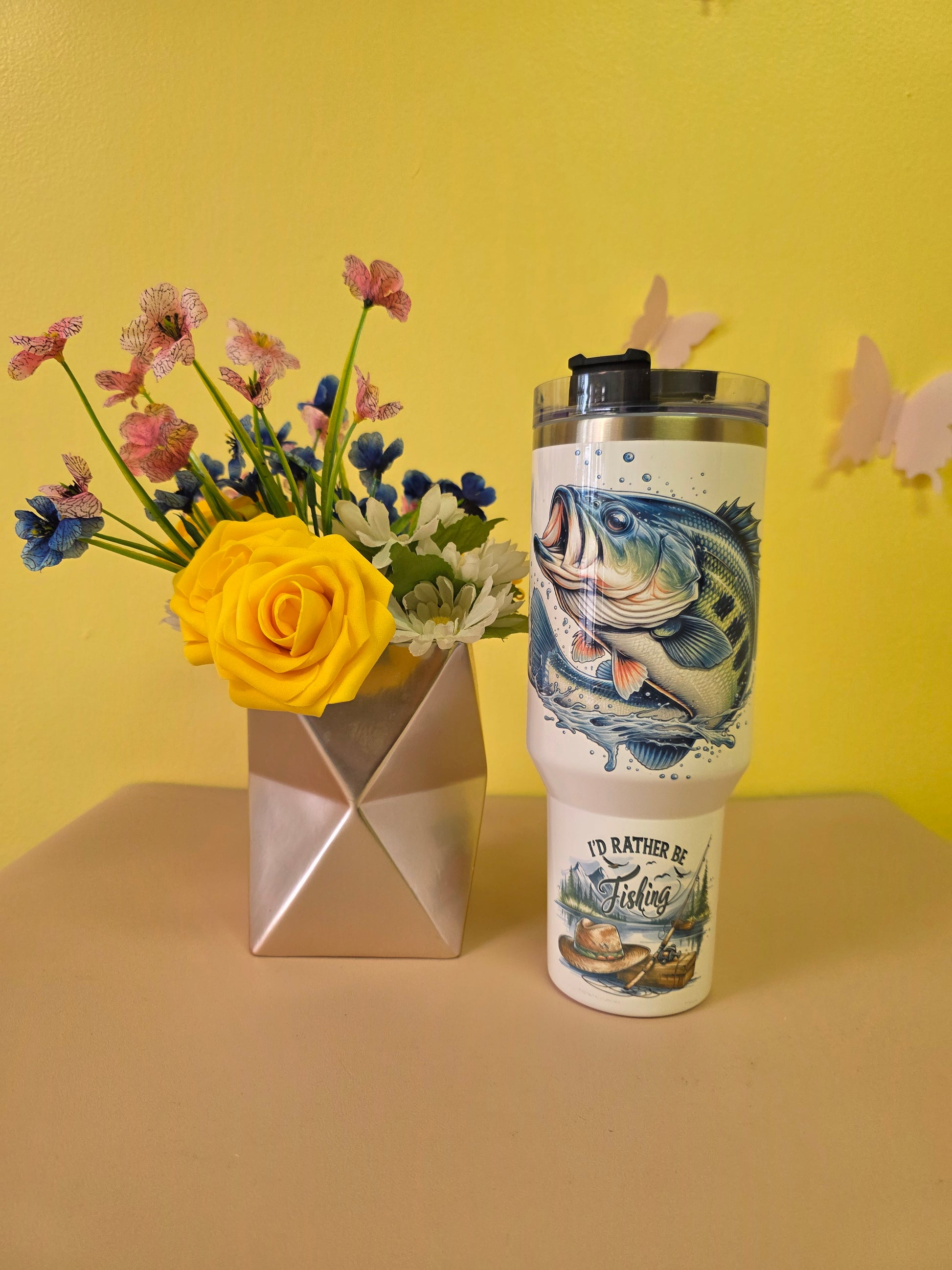 Bass Fishing Tumbler Gift for Dad