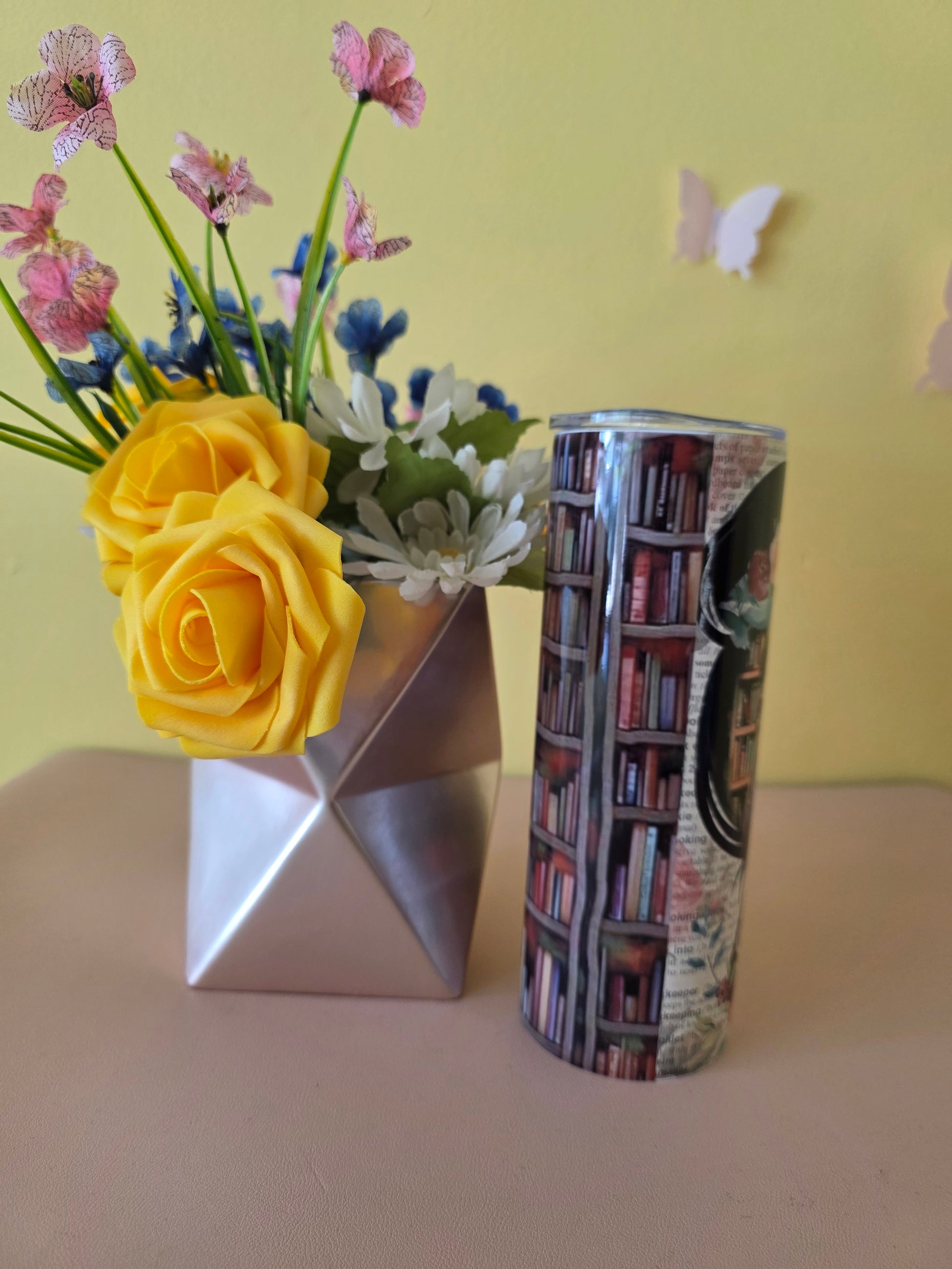 Book Readers Library Tumbler