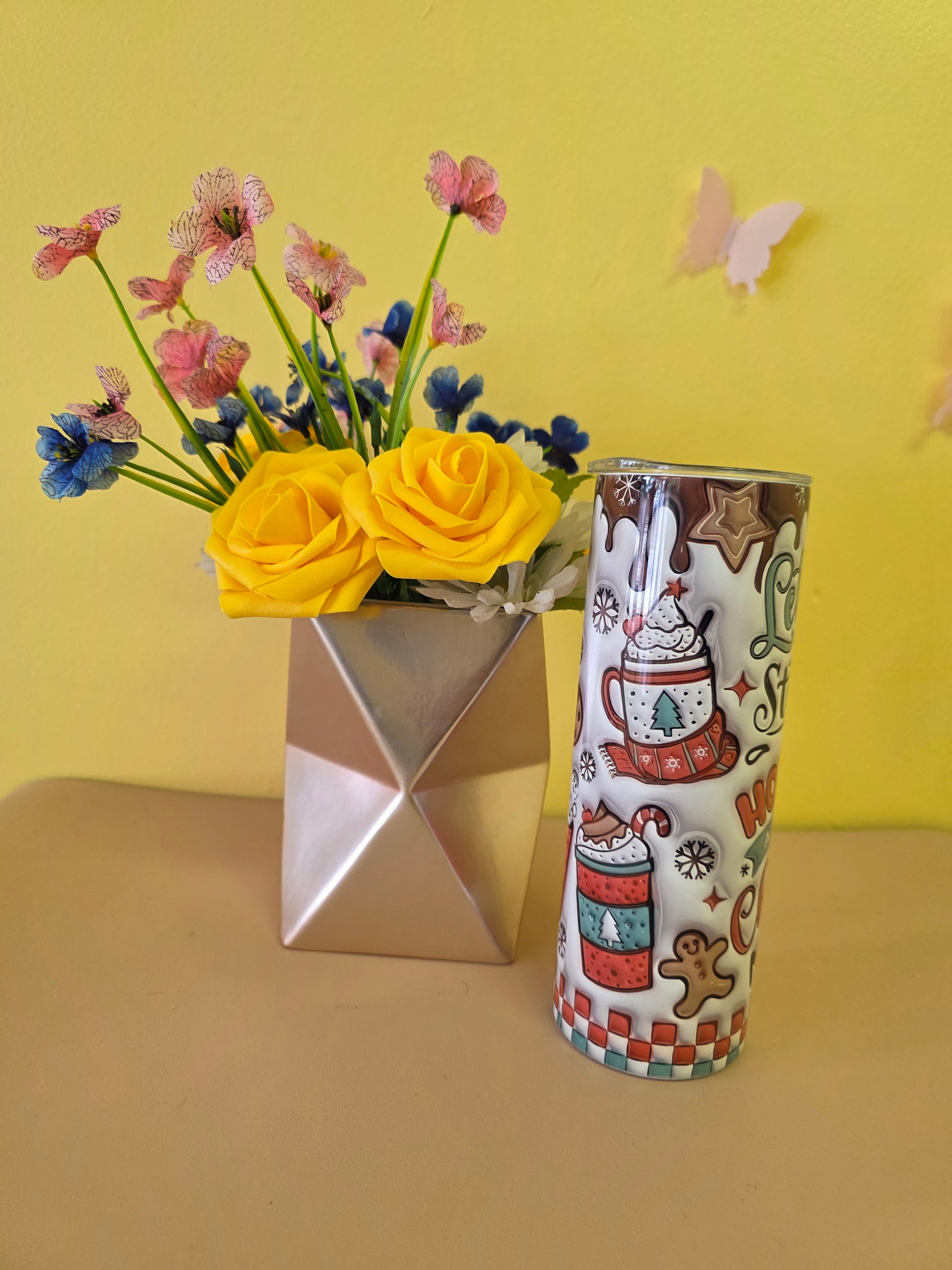 Christmas Tumbler Let's Bake 20 Ounce