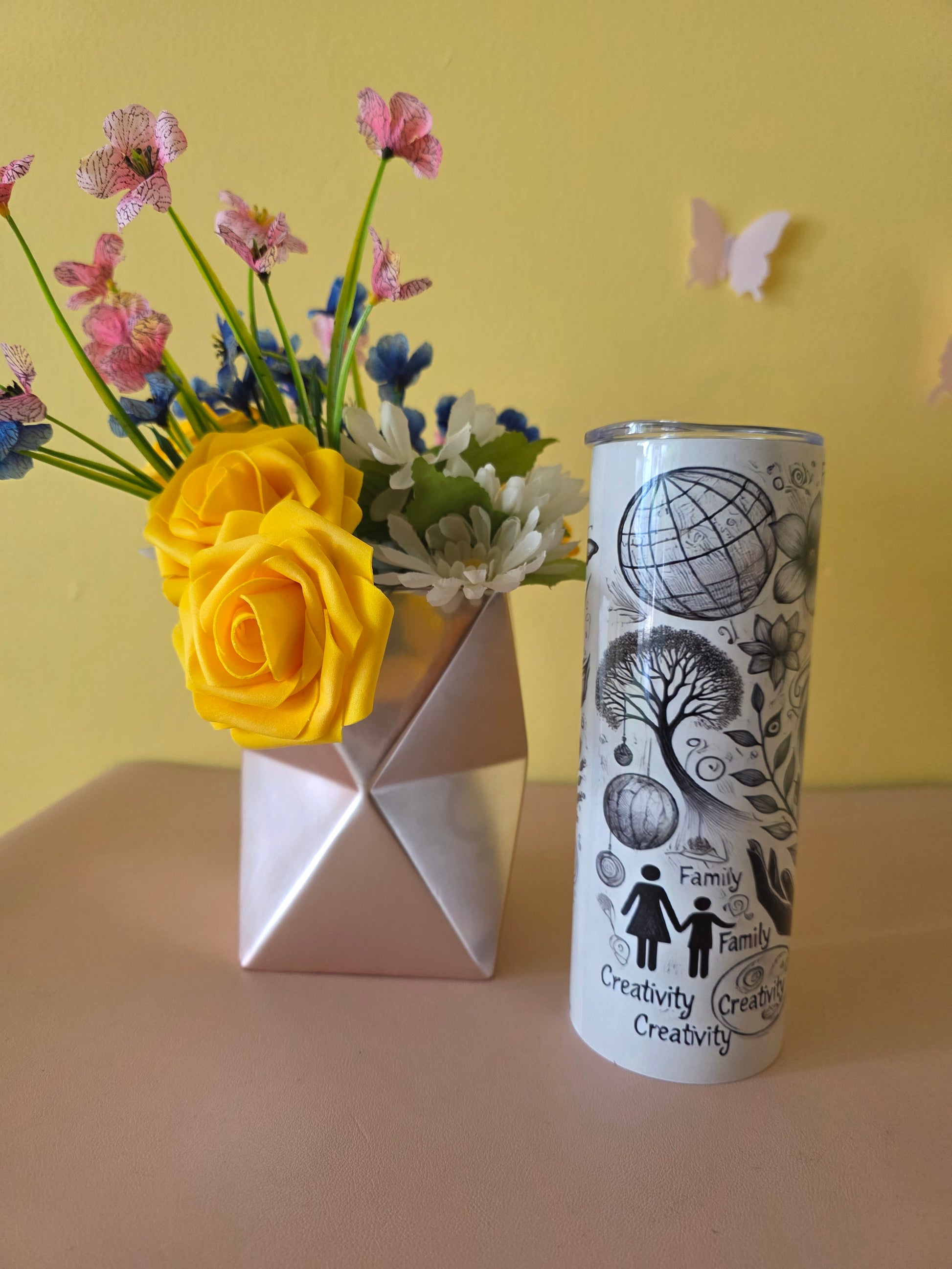 Creative Modern Woman Tumbler