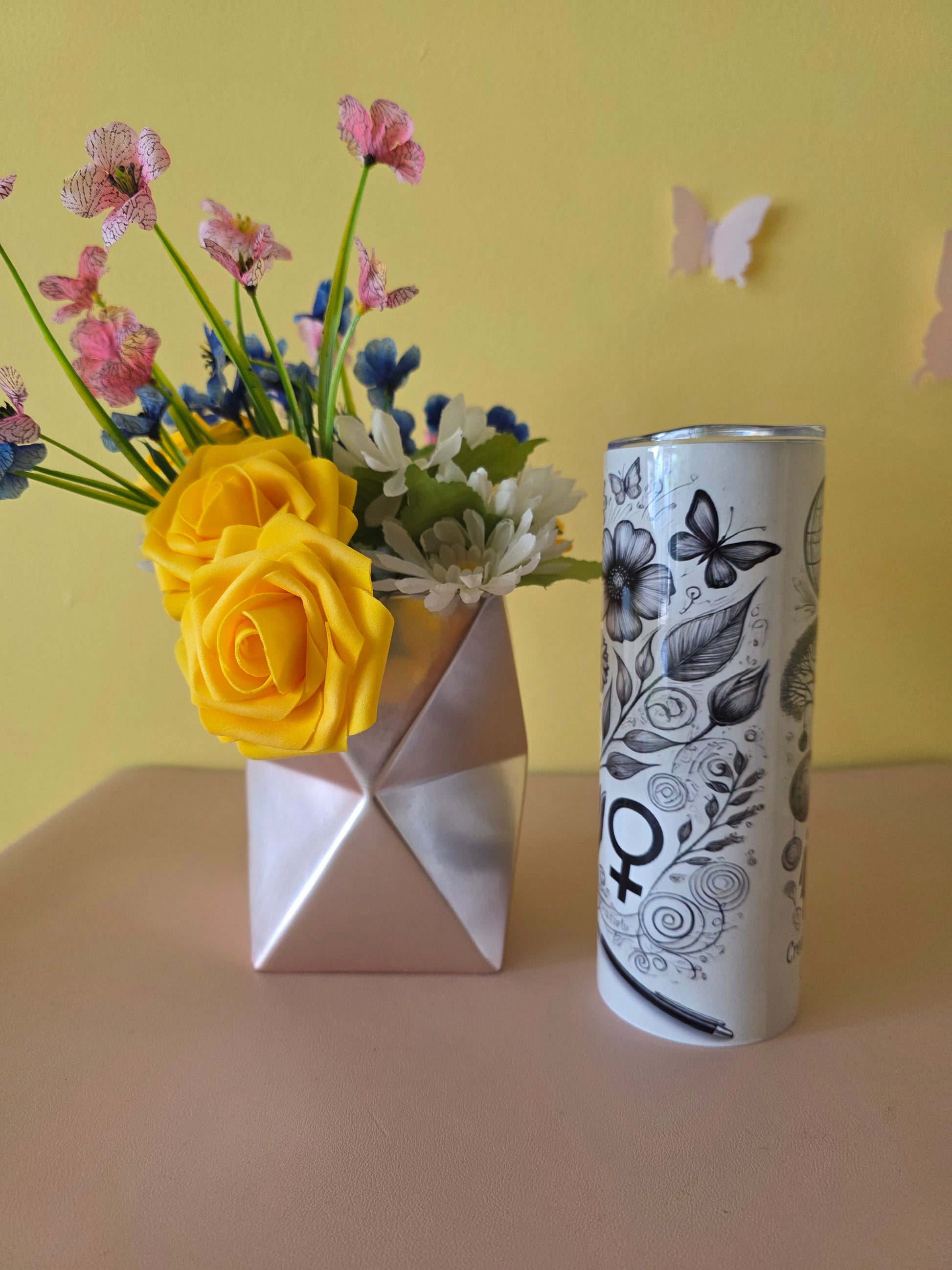 Creative Modern Woman Tumbler