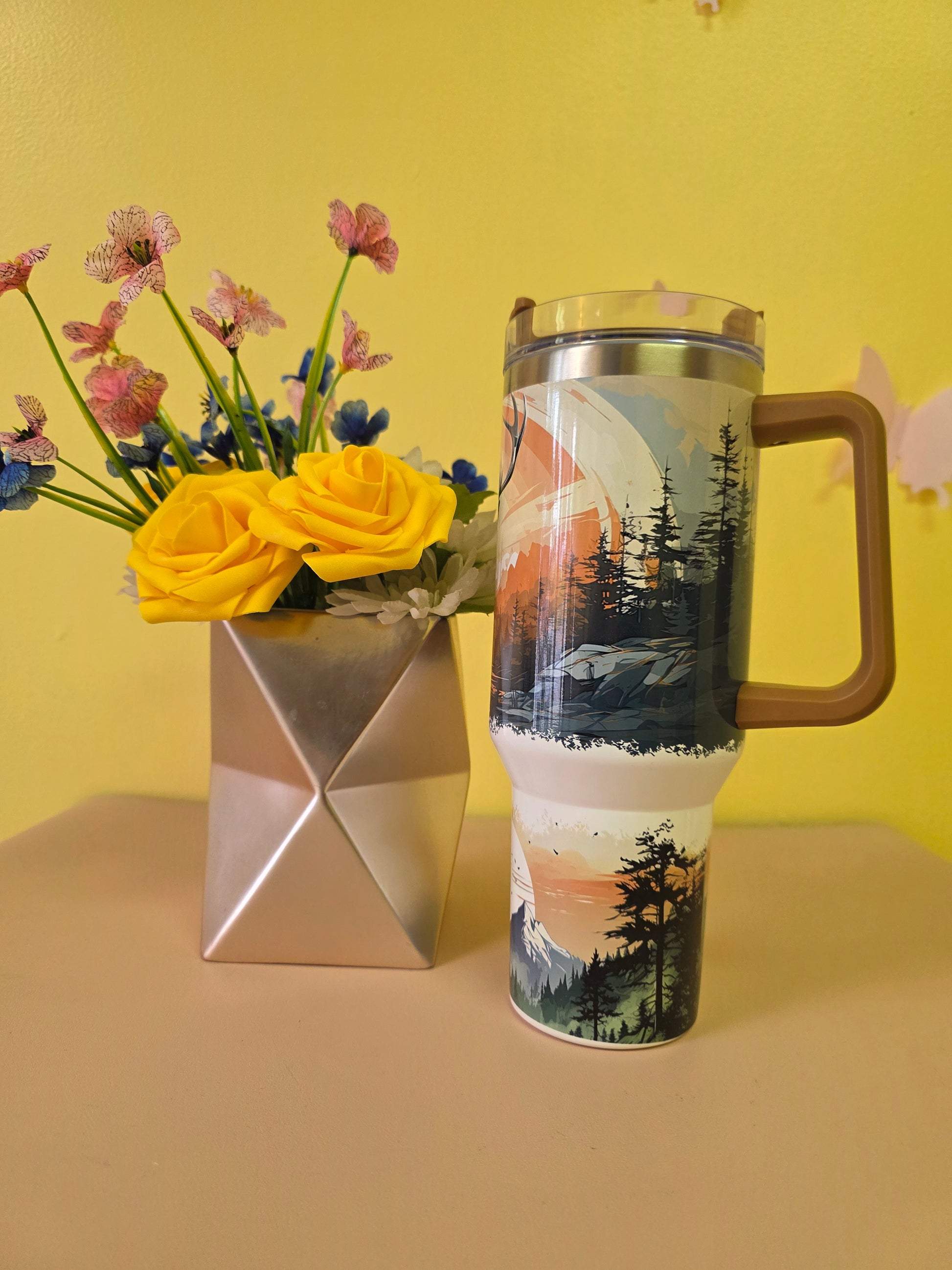 Deer Hunter Buck Tumbler Gift for Dad
