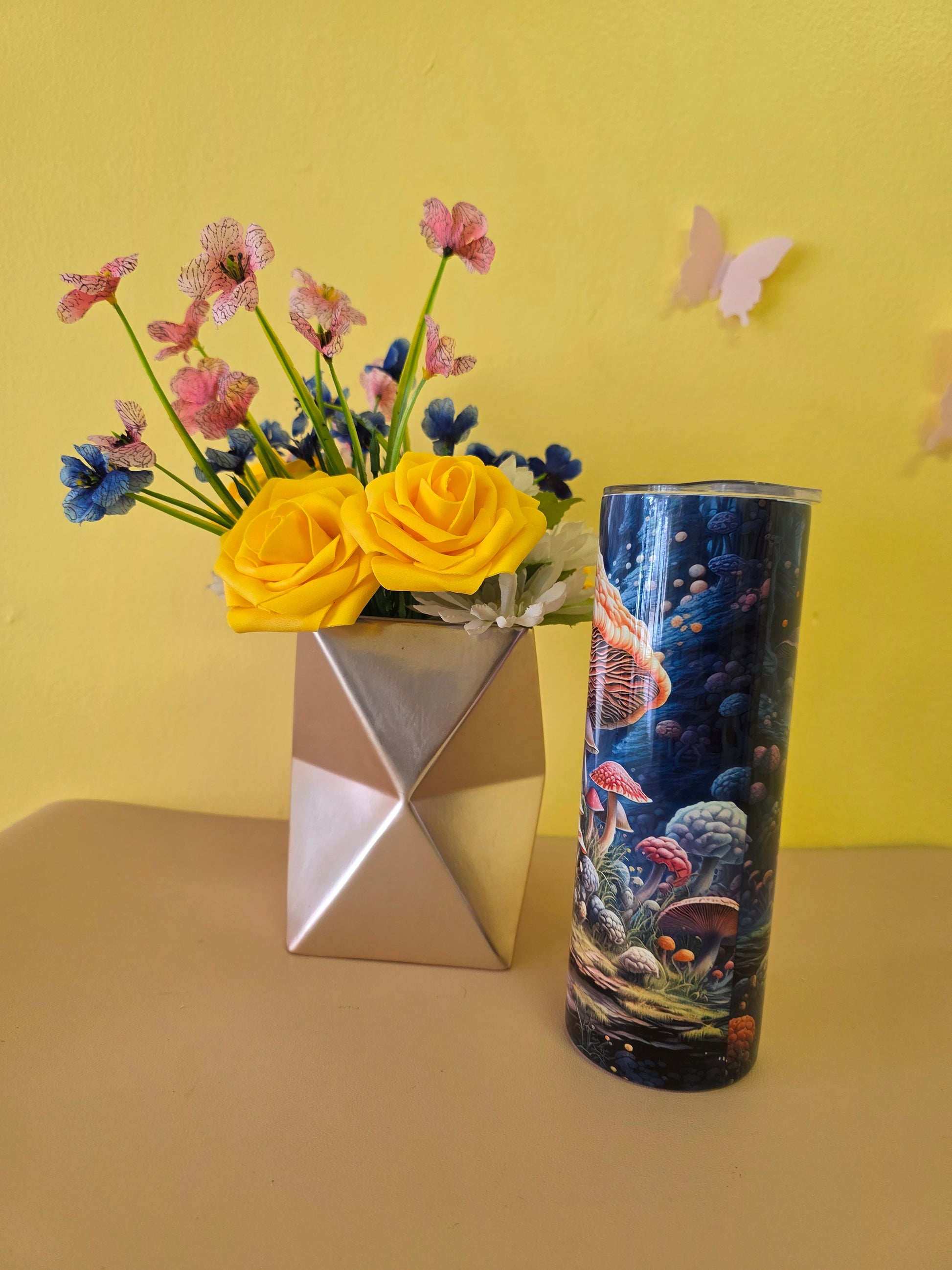 Enchanged Mushrooms Metaphysical Mystic Tumbler