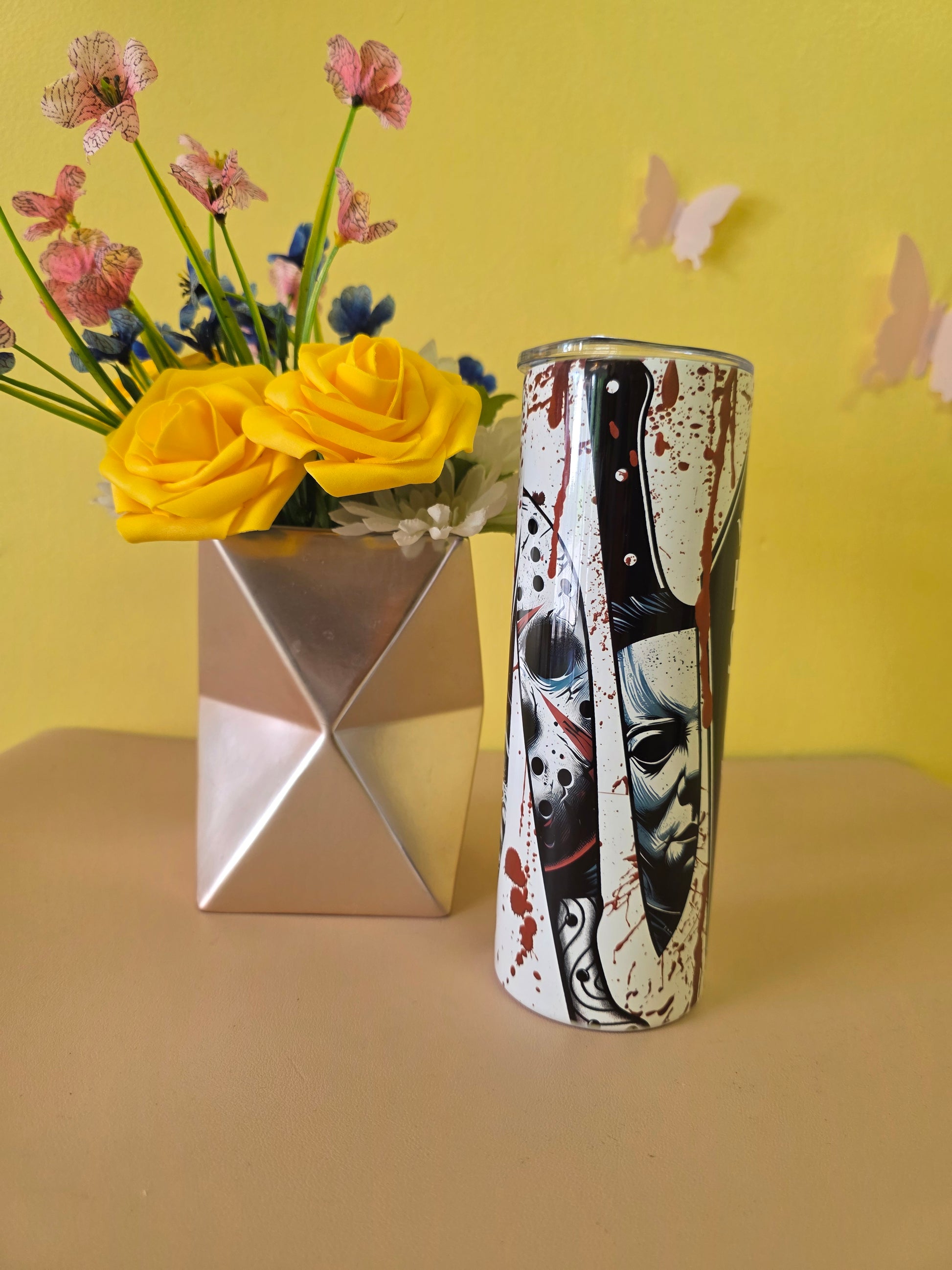 Gothic Spooky Girl Season Tumbler