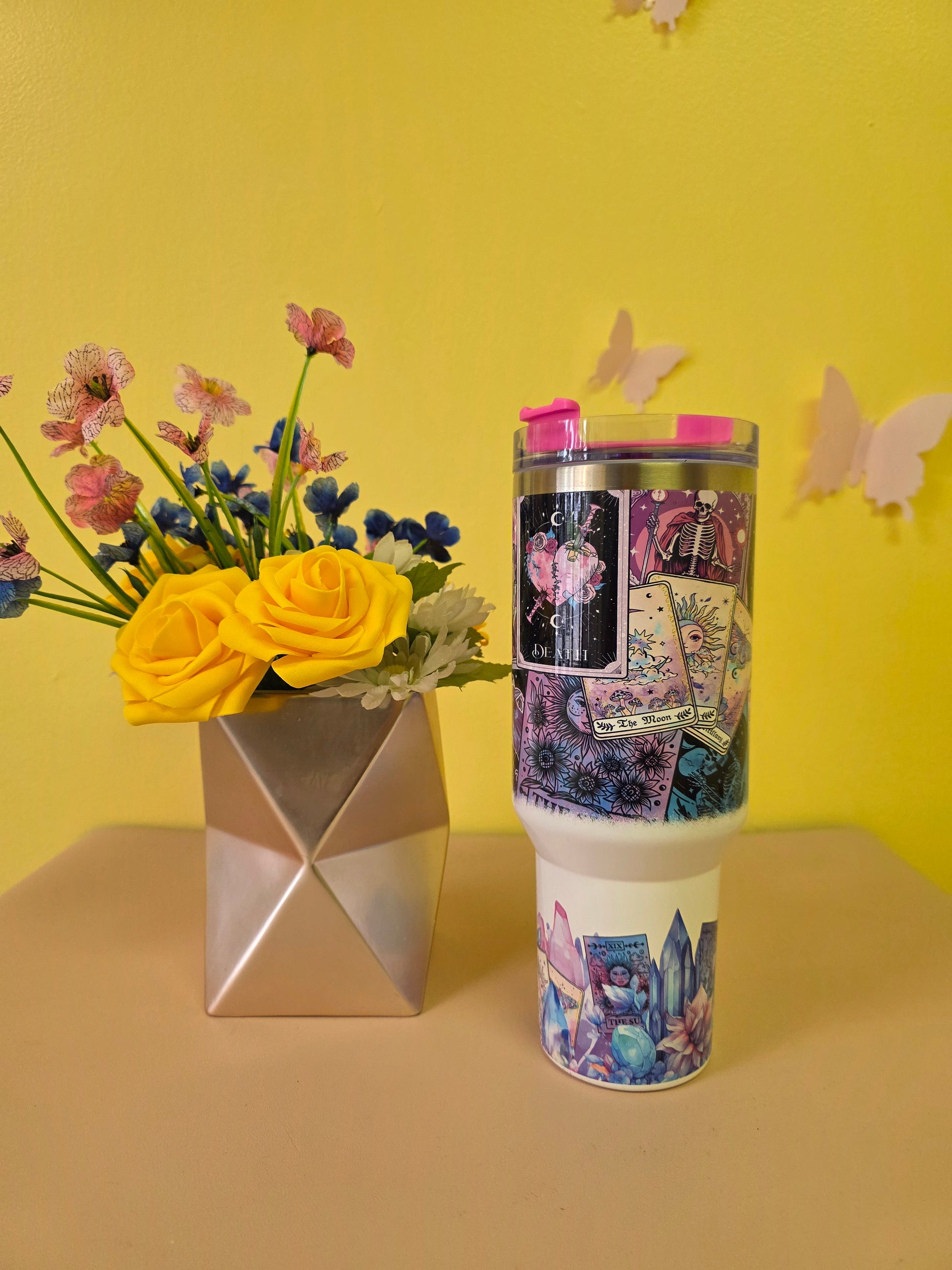 Tarot Card Tumbler Gothic Mystic