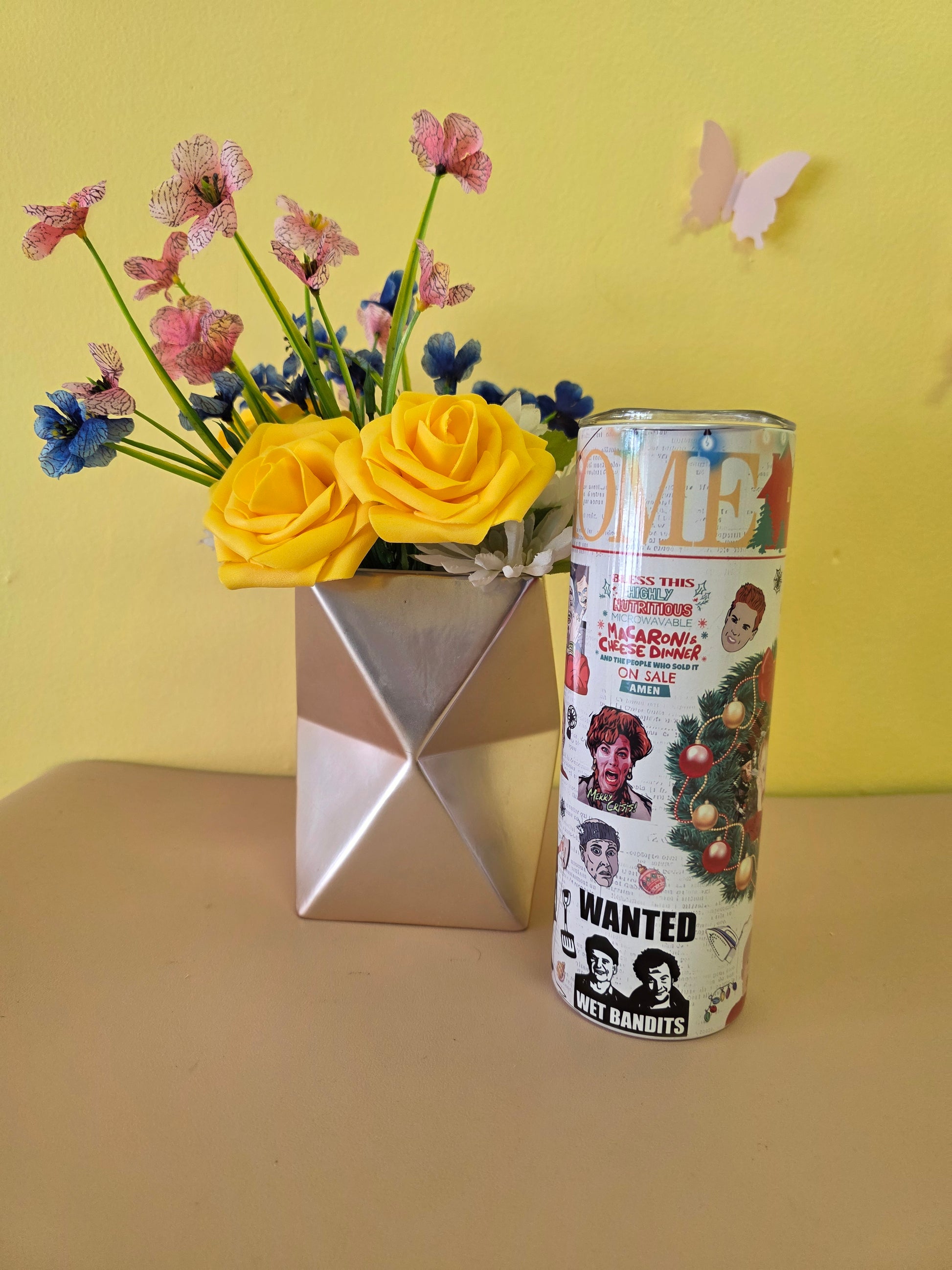 Home Alone Stainless Steel Tumbler 20 Ounce