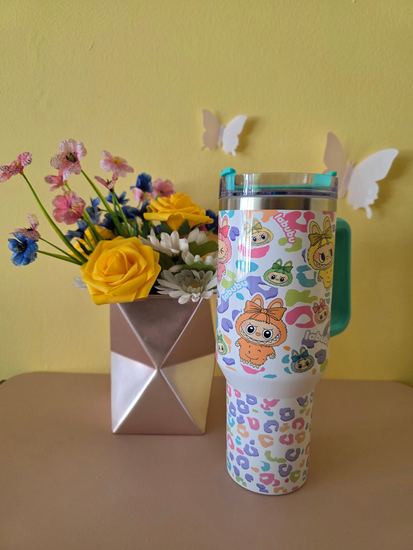 Labubu 40 ounce stainless steel tumbler