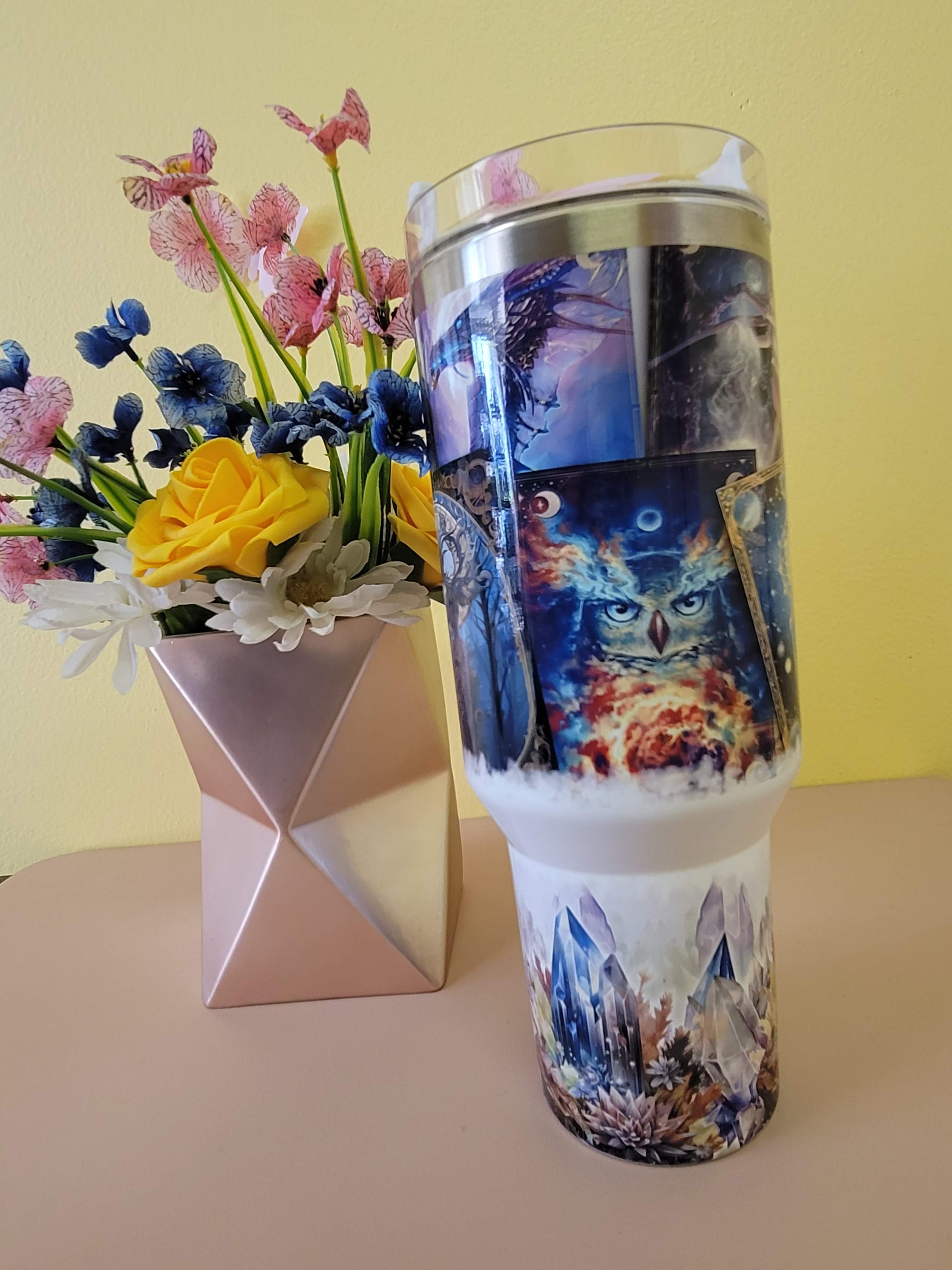Mystic Tarot Card Tumbler