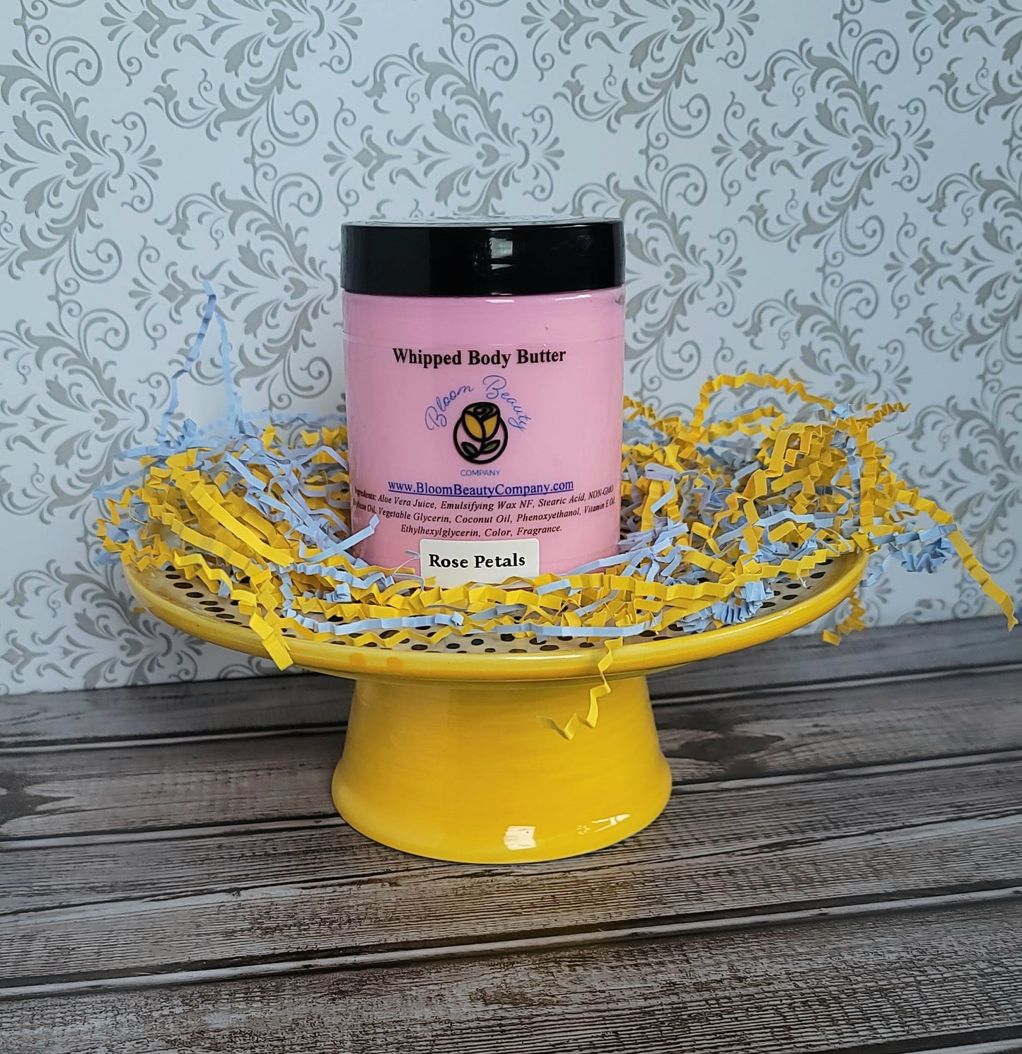Organic Body Butter Vegan All Natural Rose Petals
