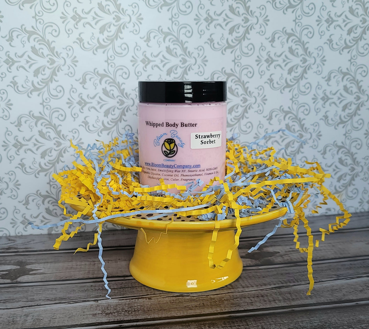 Organic Body Butter Vegan All Natural Strawberry
