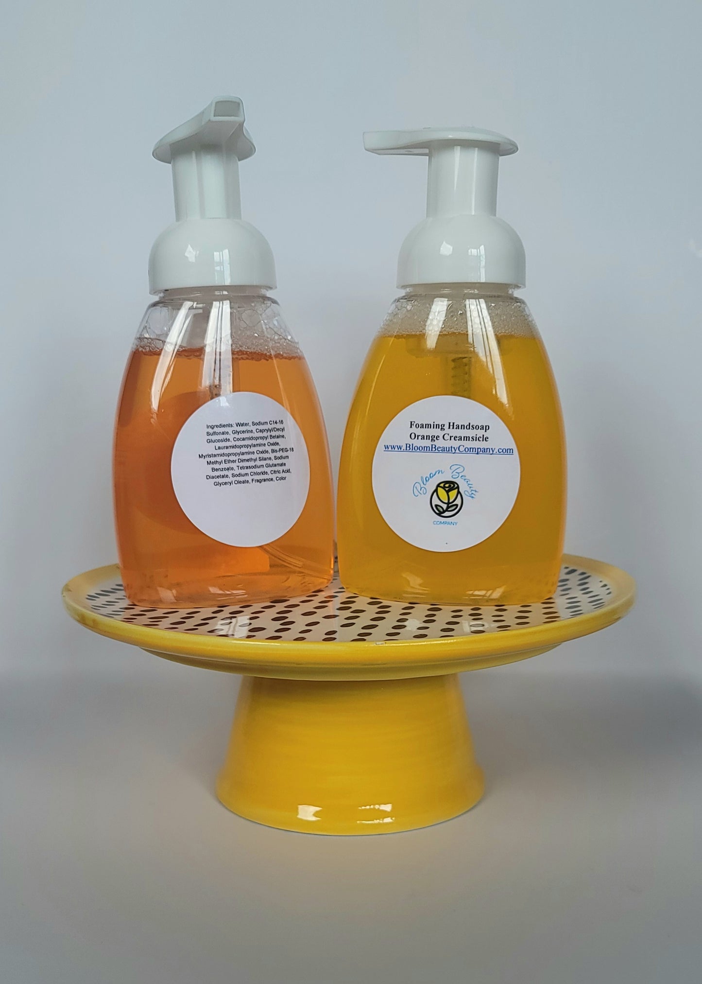 Organic Hand Soap Vegan All Natural Orange Cream