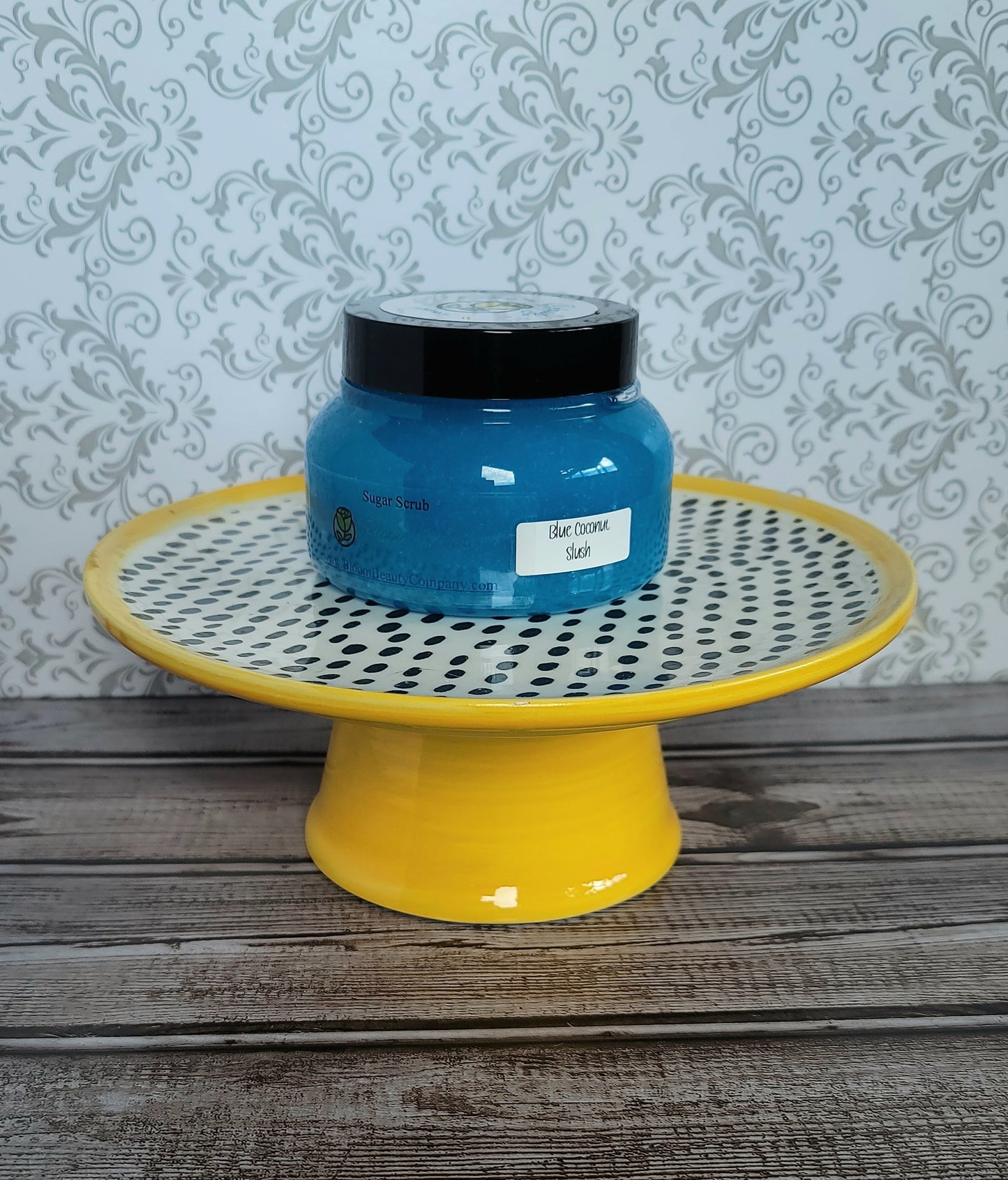 Organic Sugar Scrub All Natural Vegan Blue Coconut