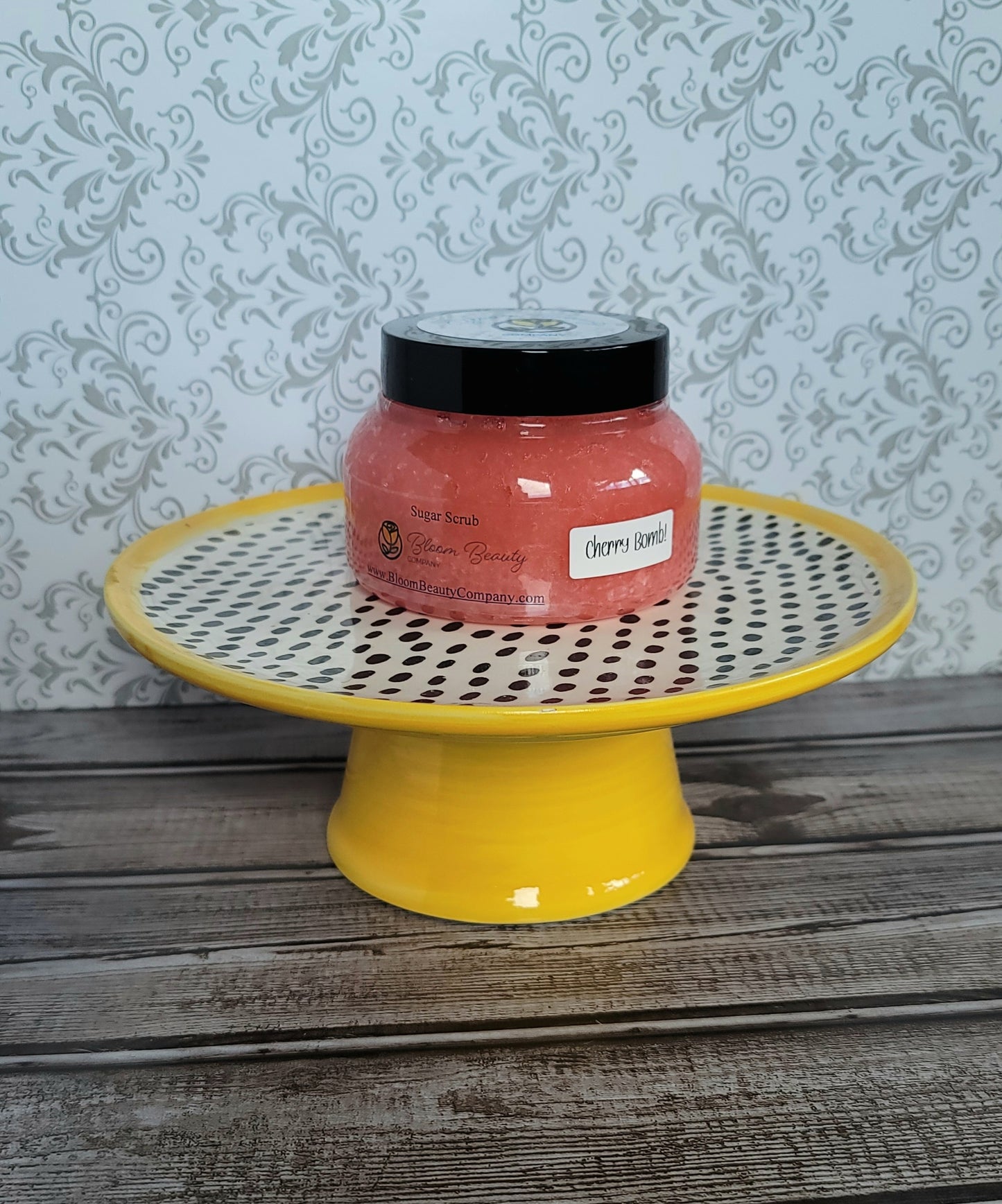Organic Sugar Scrub All Natural Vegan Cherry
