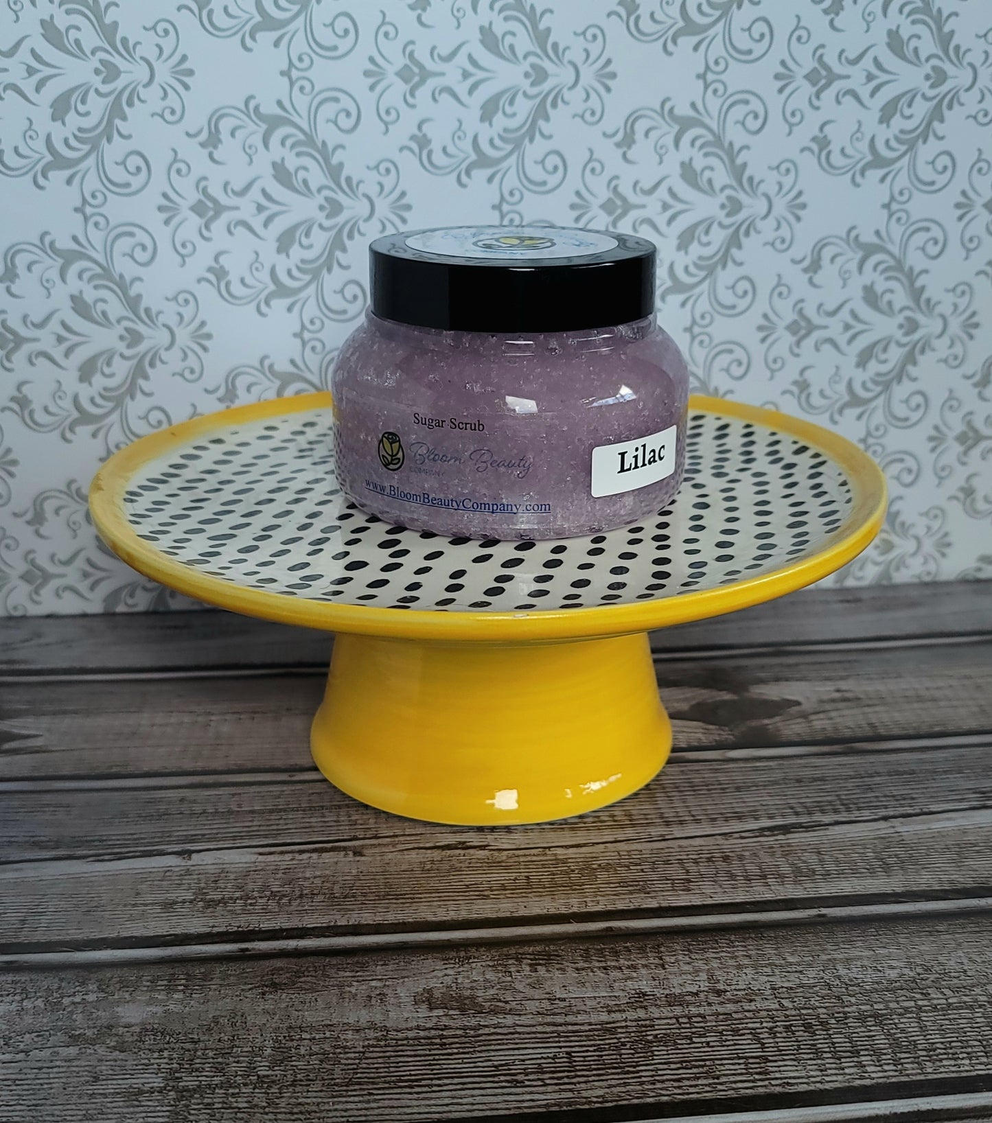 Organic Sugar Scrub All Natural Vegan Lilac