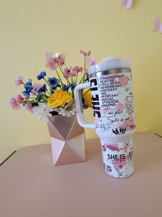 Positive Affirmations Tumbler