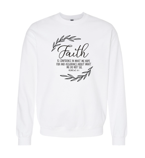 Women's Long Sleeve Sweatshirt - Relaxed Fit Crew Neck | Devotional Easter God Christian Faith