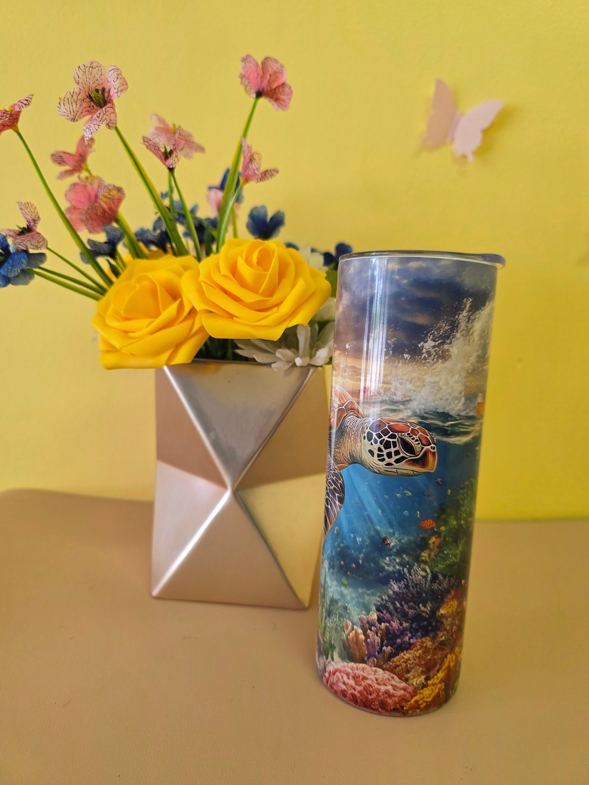 Sea Turtle Tumbler Stainless Steel