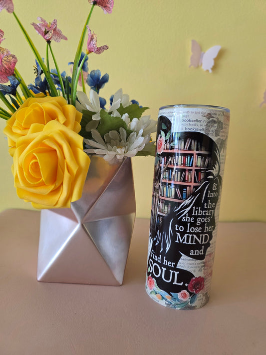 Book Readers Library Tumbler