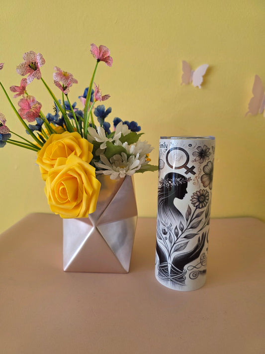 Creative Modern Woman Tumbler