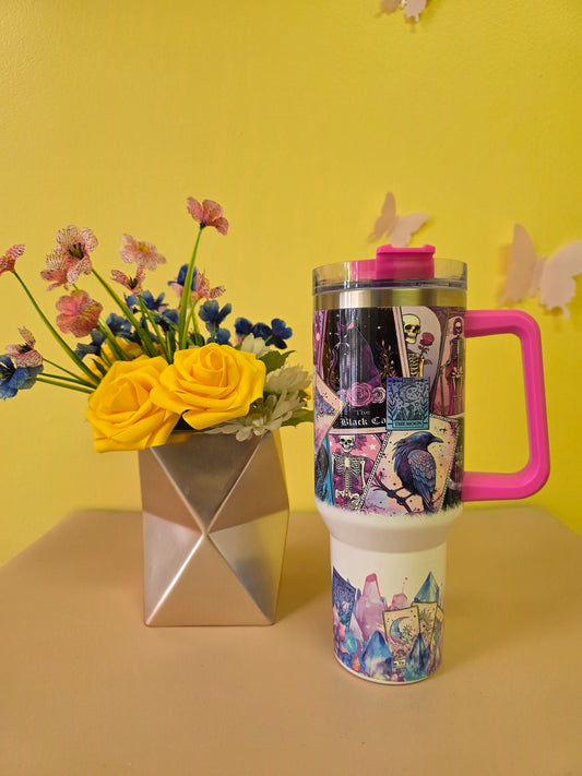 Tarot Card Tumbler Gothic Mystic