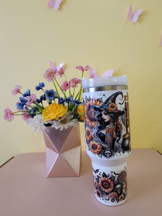 Hocus Pocus Witch Halloween Tumbler