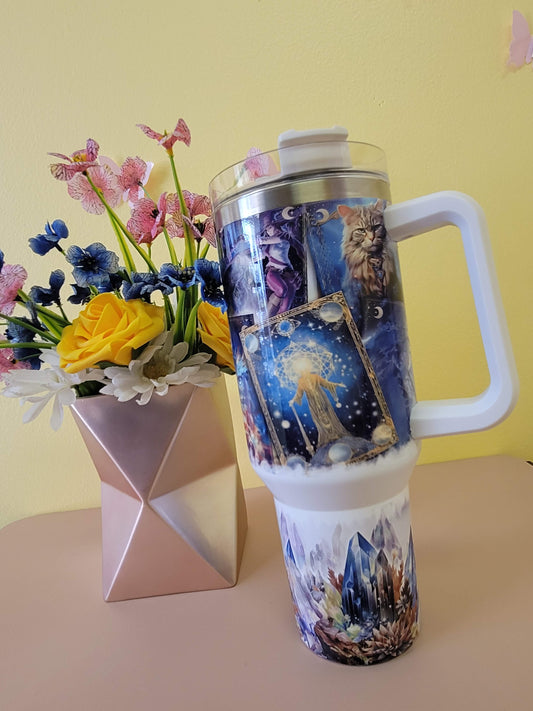 Mystic Tarot Card Tumbler