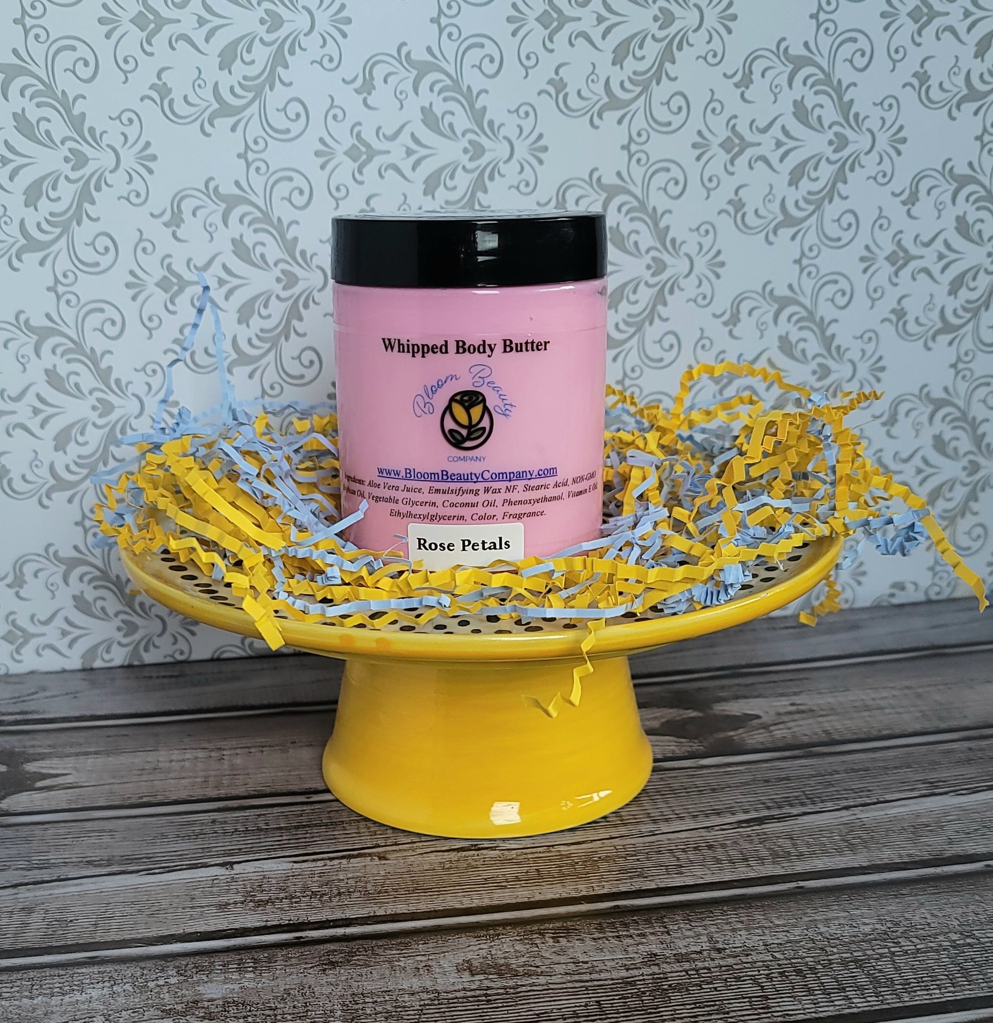 Organic Body Butter Vegan All Natural Rose Petals