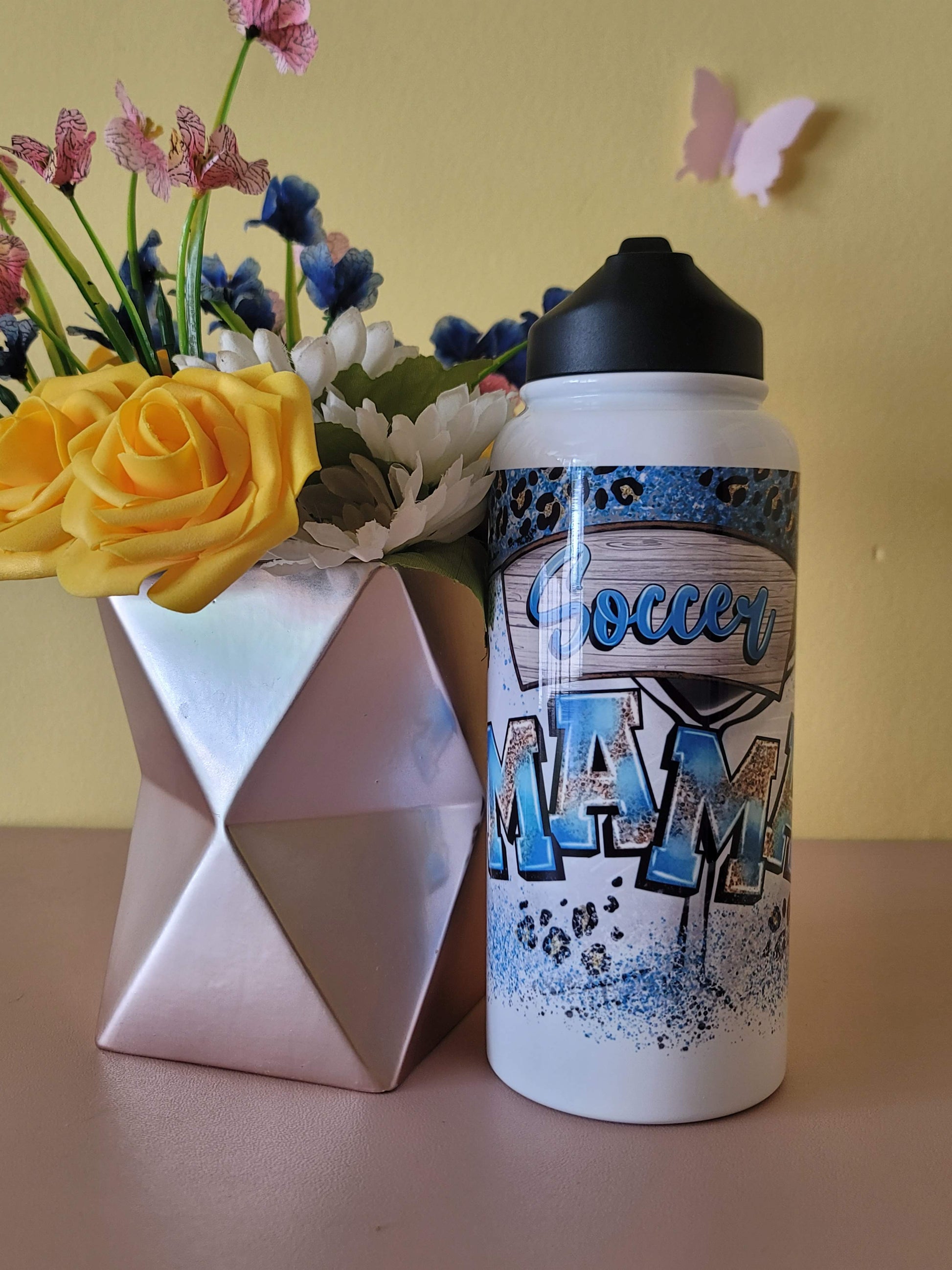 Soccer Mama 32oz Stainless Steel Water Bottle
