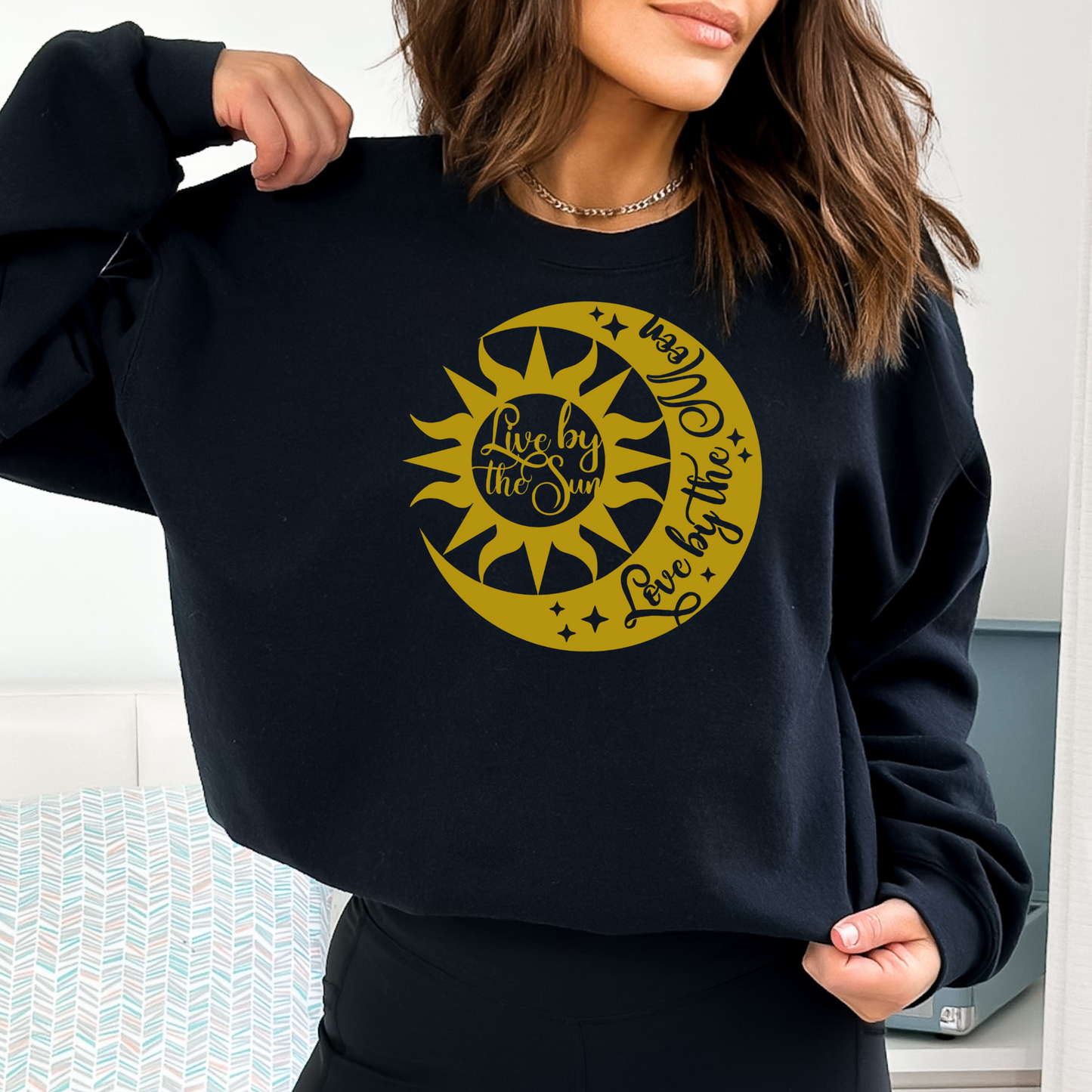 Sweatshirts: Mystic Witch - Live by the Sun Love by the Moon