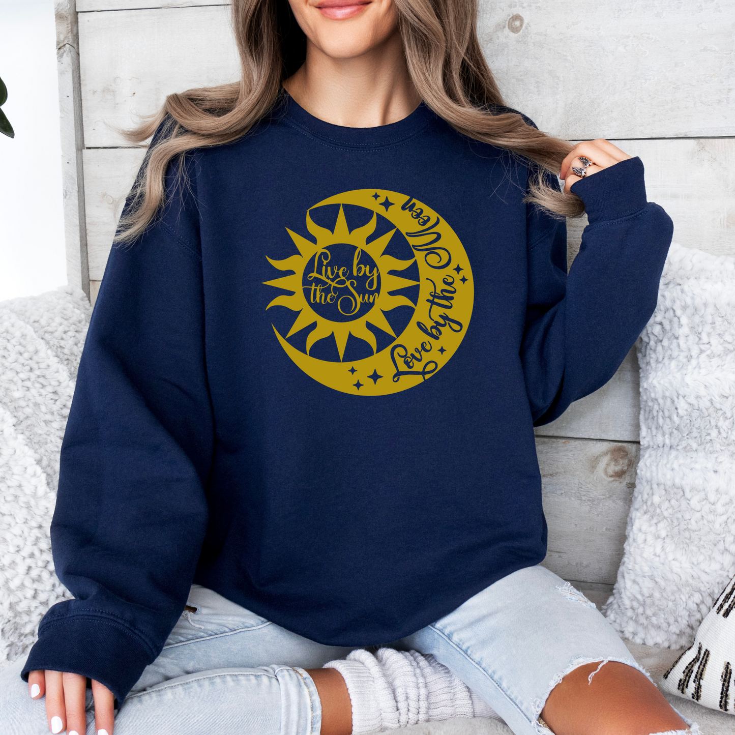 Sweatshirts: Mystic Witch - Live by the Sun Love by the Moon