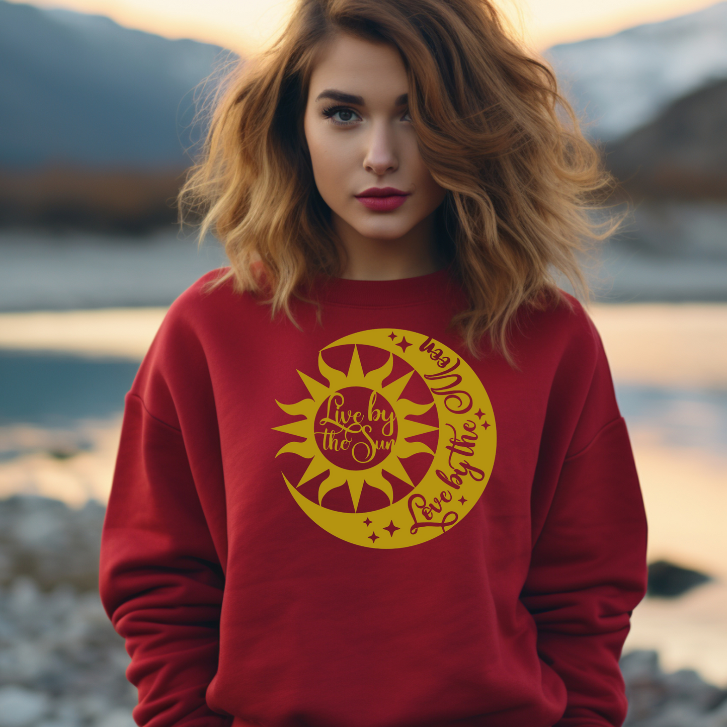 Sweatshirts: Mystic Witch - Live by the Sun Love by the Moon